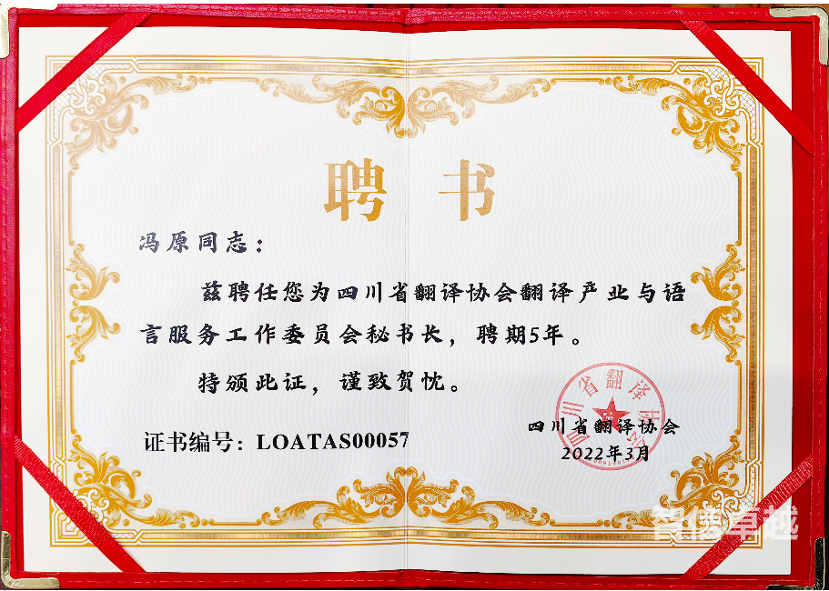 四川省譯協(xié)翻譯產(chǎn)業(yè)與語(yǔ)言服務(wù)委員會(huì)